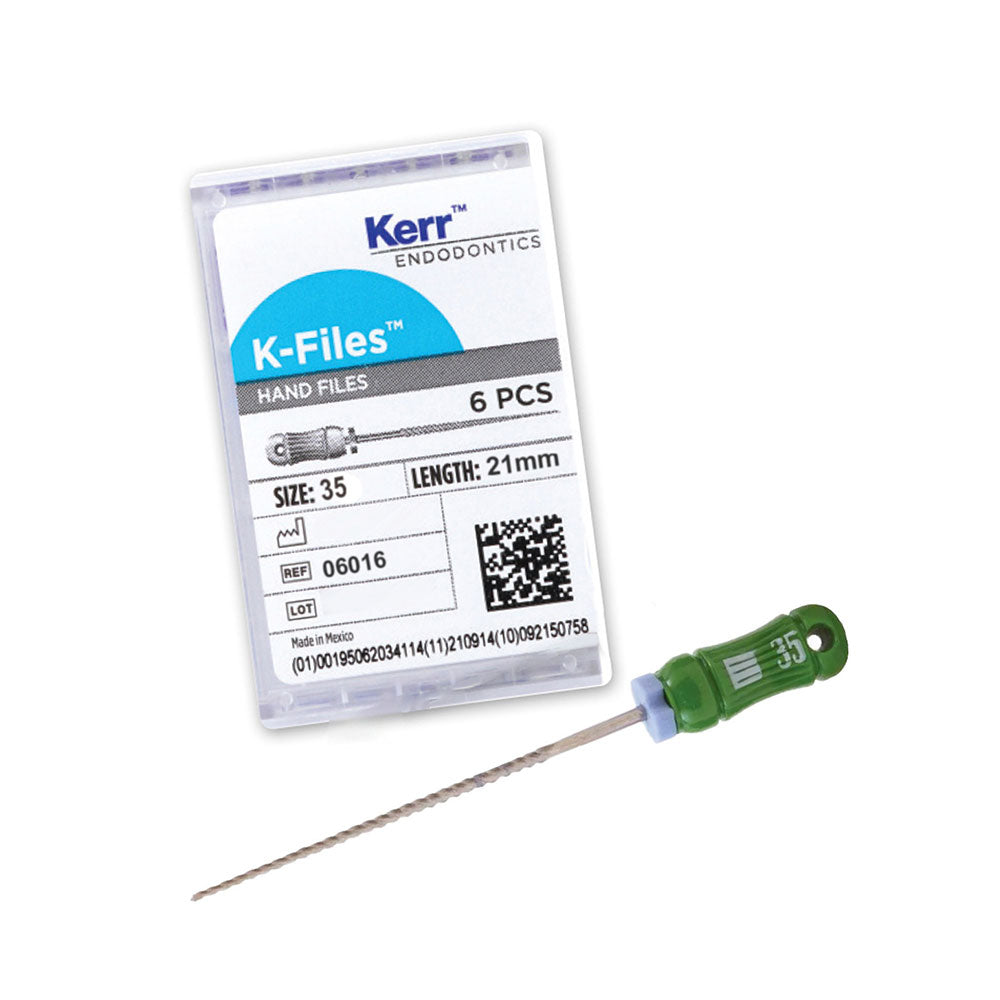 Kerr Endodontics K-Files 21mm #35 6/Box