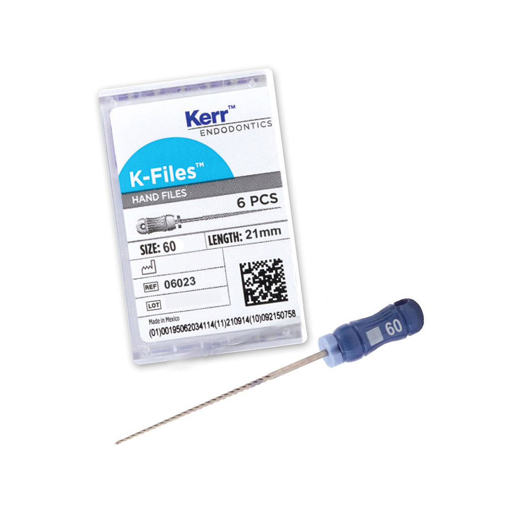 Kerr Endodontics K-Files 21mm #60 6/Box