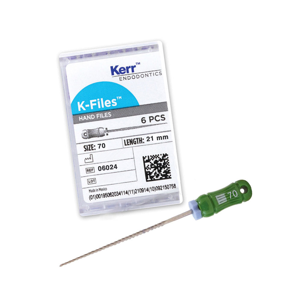 Kerr Endodontics K-Files 21mm #70 6/Box