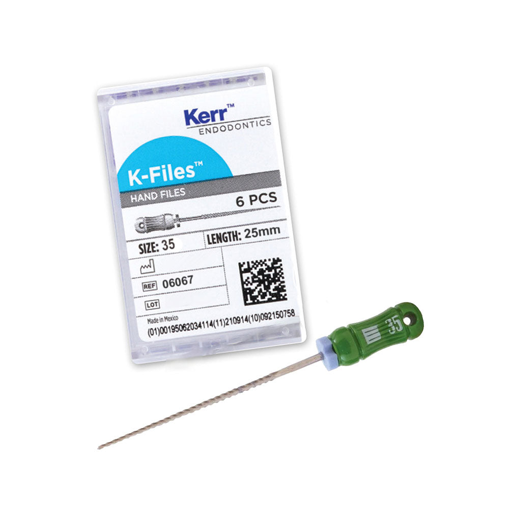 Kerr Endodontics K-Files 25mm #35 6/Box
