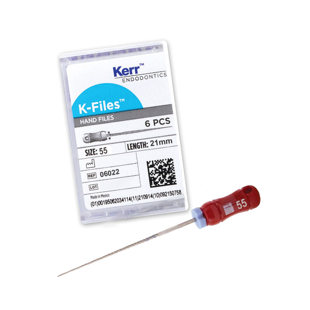 Kerr Endodontics K-Files 21mm #55 6/Box